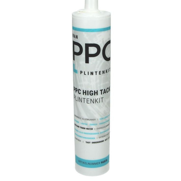 PPC High Tack montage ( Plinten ) kit - wit 290 ml