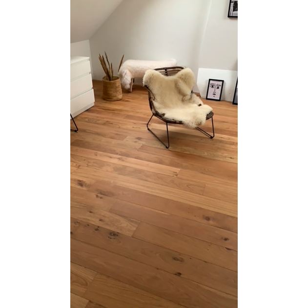 Duoplank 10x150 afgewerkt met de Osmo 3062 mat.