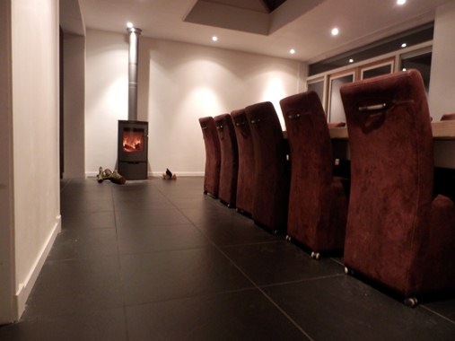 Fam. Verwater uit Ede. TT10G van Termatech. (Deense kachel)