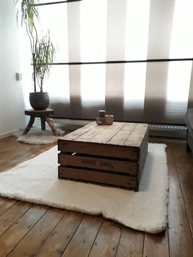 Kippen transport kist als salontafel.
Deze tafel voor maar €35,- Kippen transport kist als salontafel.
Deze tafel voor maar €35,-
