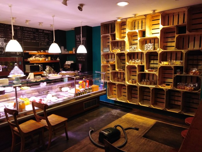 Bakkerij in Amsterdam.
3-lats kisten Breda 30x36x56