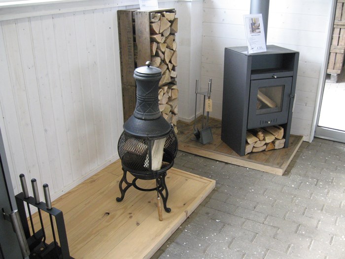 Tuinhaard Pluto.
Showroom.