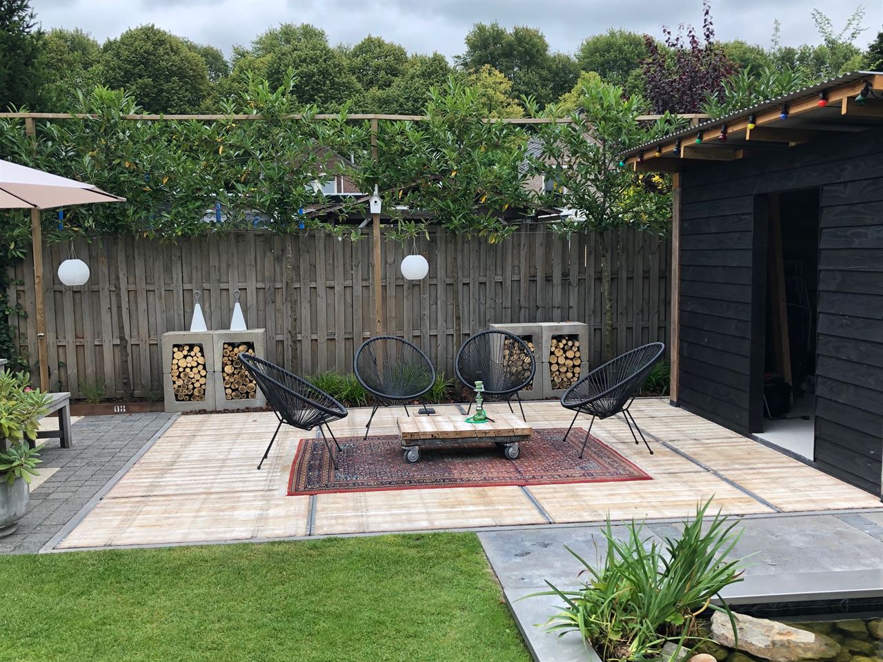 Terras met steenschotten 0,97 x 1m40 Terras met steenschotten 0,97 x 1m40
