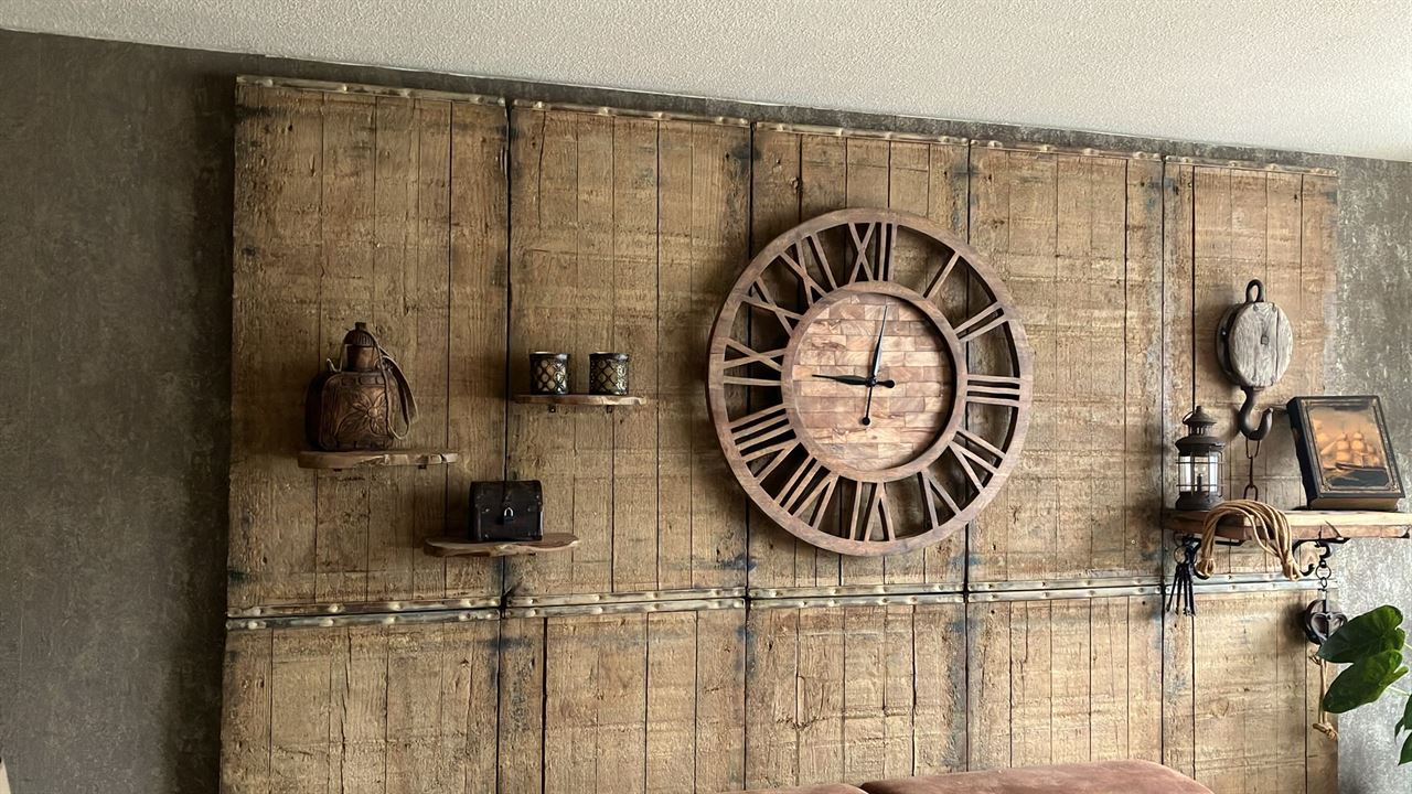 Wand gemaakt van kleine steenschotten. Wand gemaakt van kleine steenschotten.