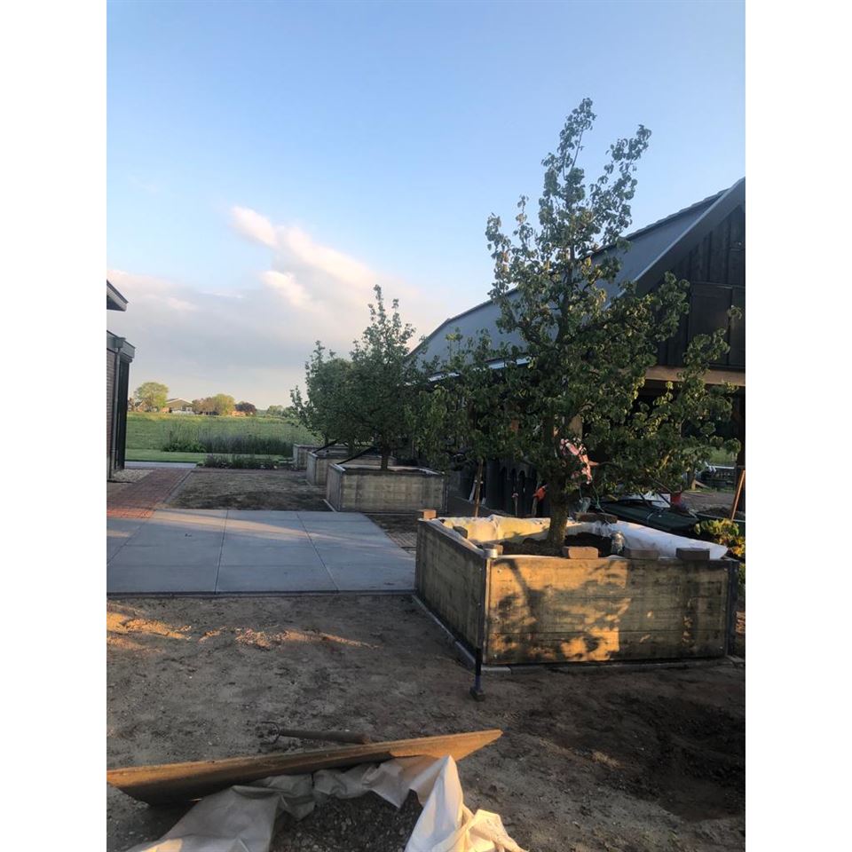 Bakken gemaakt van steenschotten 65x175.