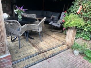 steenschotten 100x140 behandeld met lijnolie