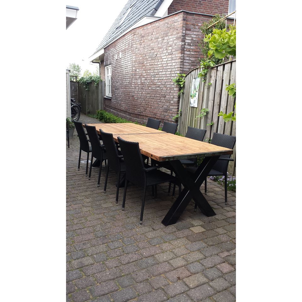 Tafel gemaakt met 2 steenschotten 0,98 x 1m40.
Fam. van Noort. Tafel gemaakt met 2 steenschotten 0,98 x 1m40.
Fam. van Noort.