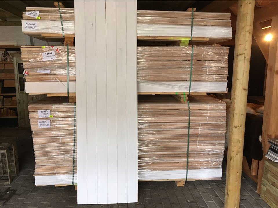 Grenen plafond / wandbetimmering 12x120 wit