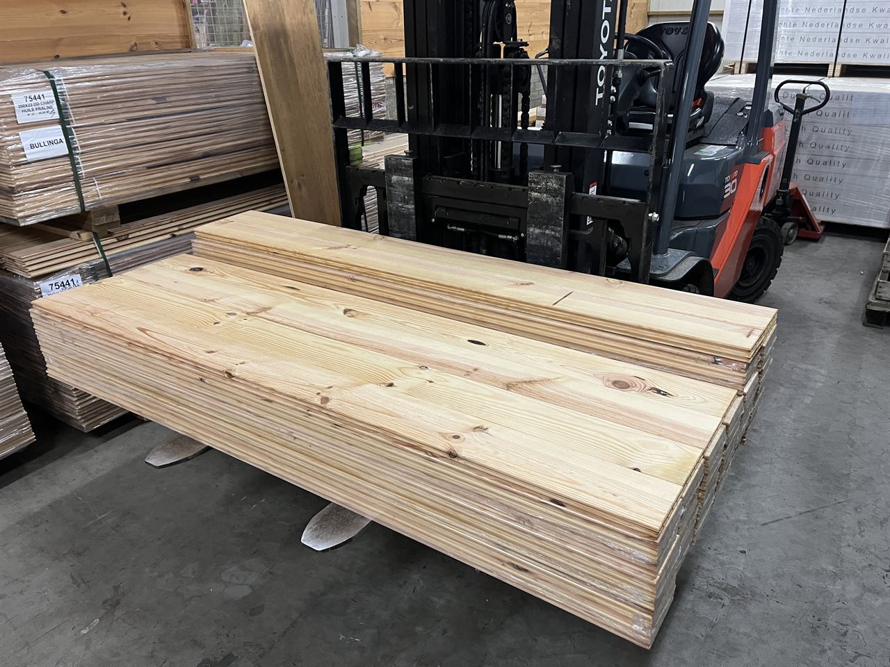 Grenen planken / vloerdelen 18x140 Declasse