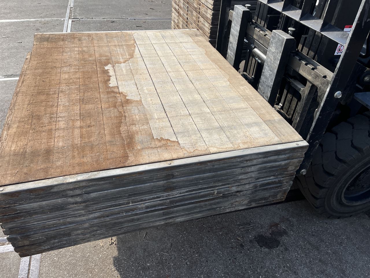 Steenschotten hardhout 1m10 x 1m40 b-keus (32mm)