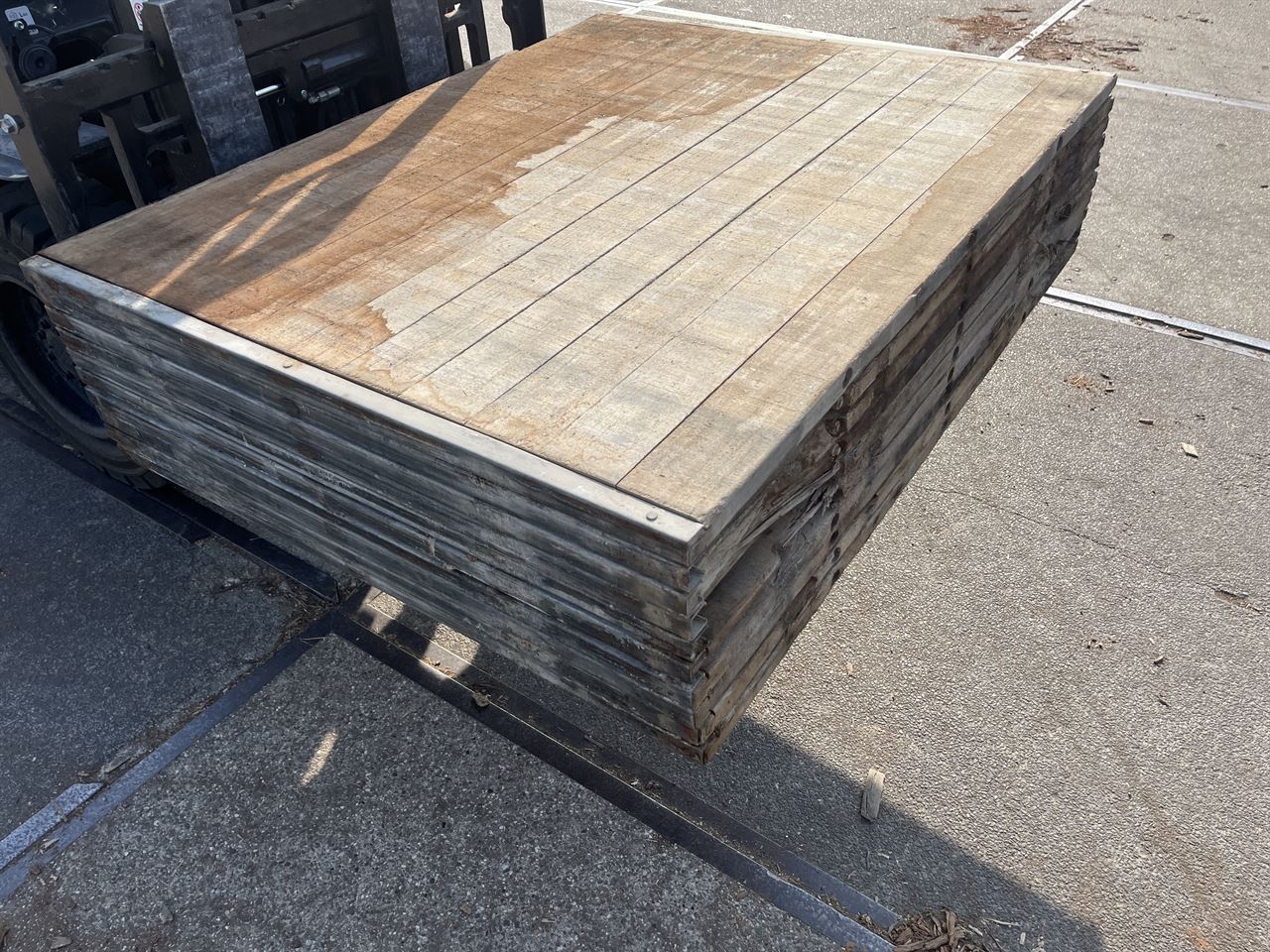 Steenschotten hardhout 1m10 x 1m40 b-keus (32mm)