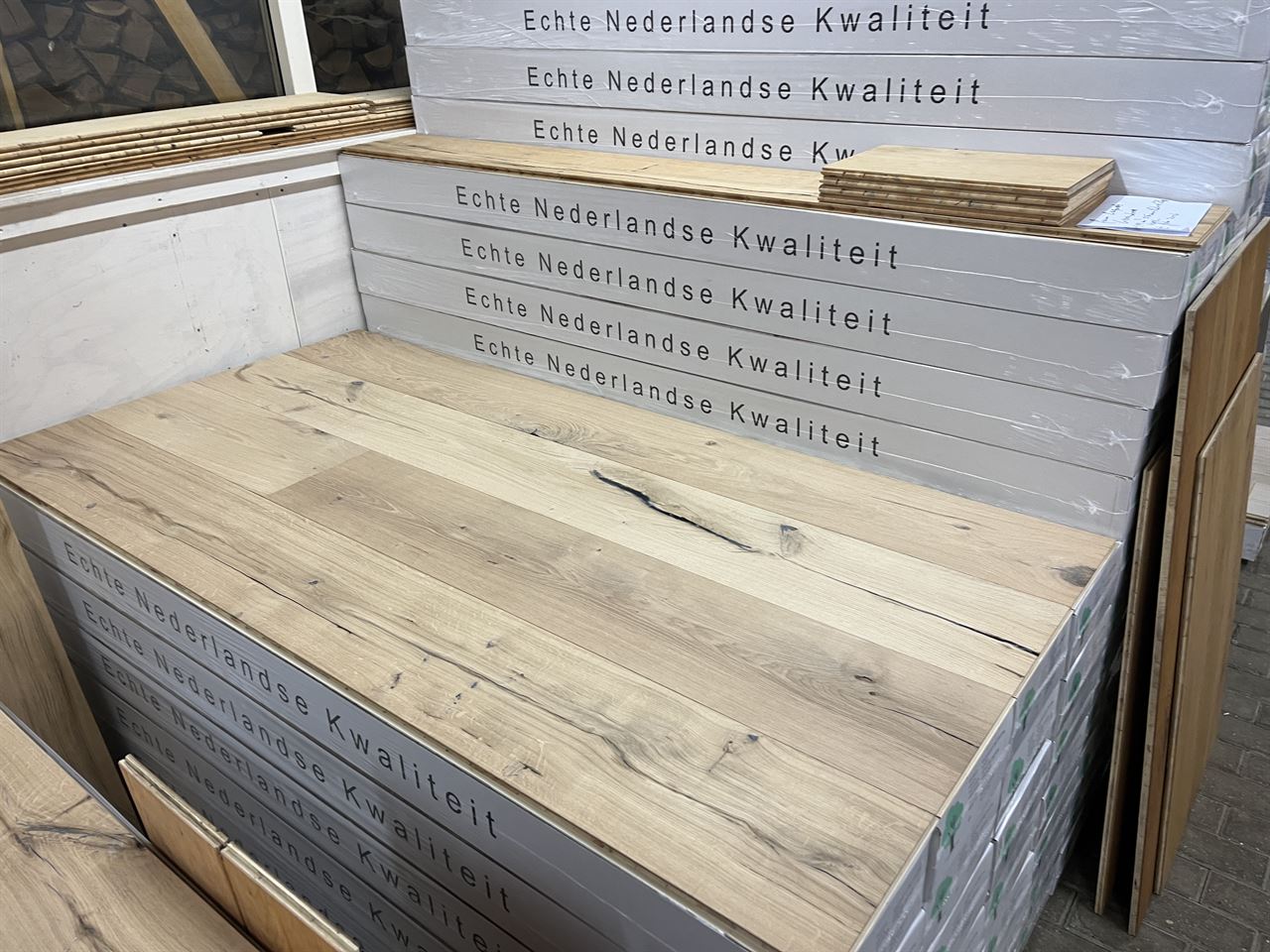 Lamelparket eiken Nature 14x235mm  (onbehandeld)