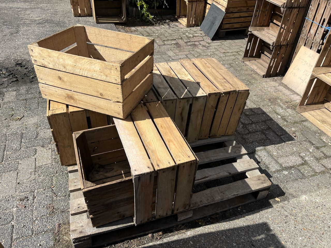 Stevige 3-lats kisten 30x40x50 cm