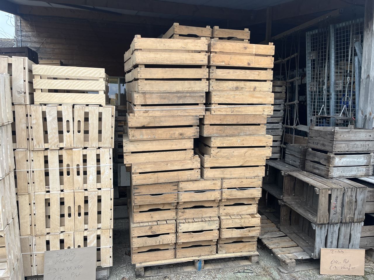 2-lats fruitkisten zonder tekst