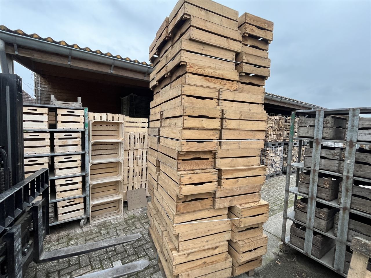 2-lats fruitkisten zonder tekst