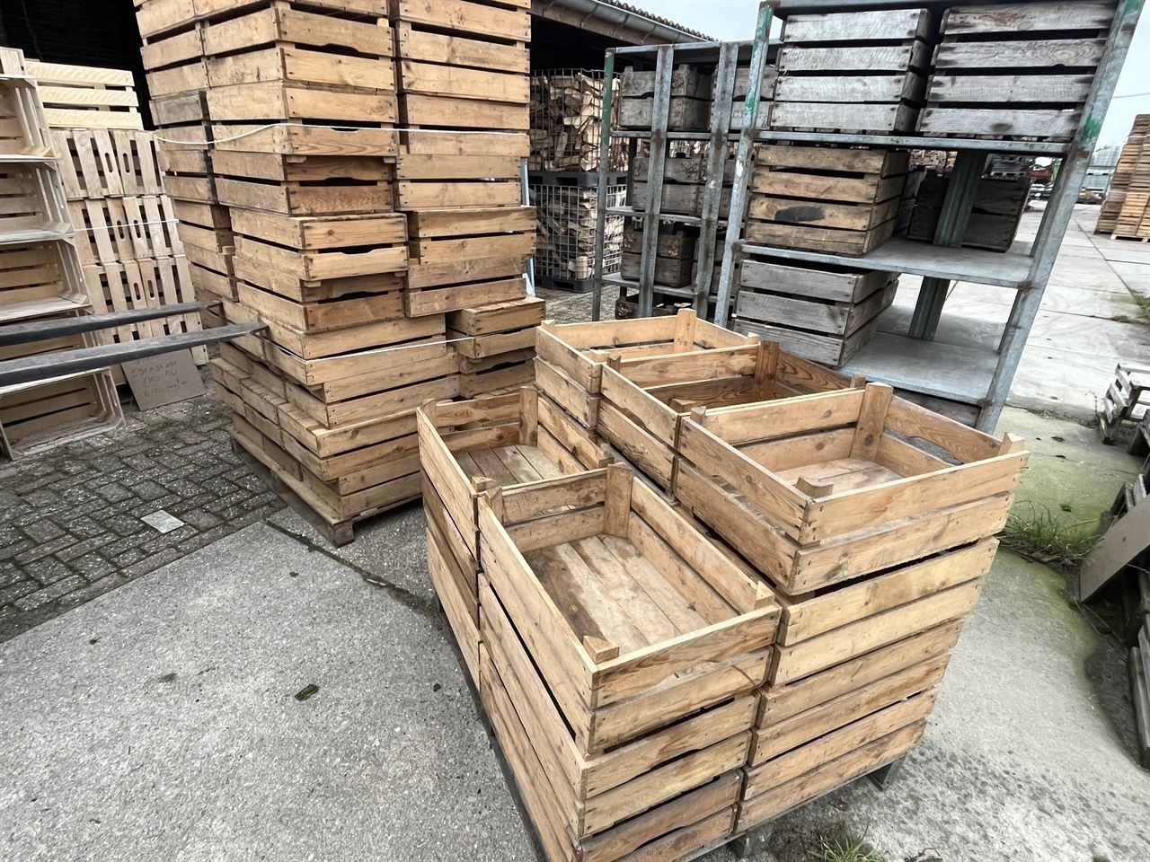 2-lats fruitkisten zonder tekst