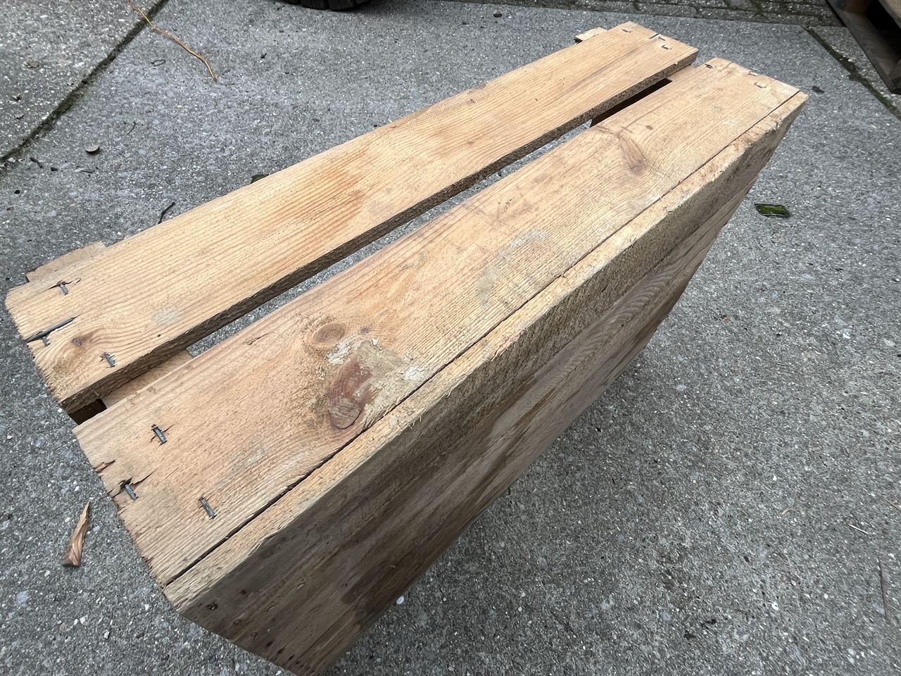 2-lats fruitkisten zonder tekst