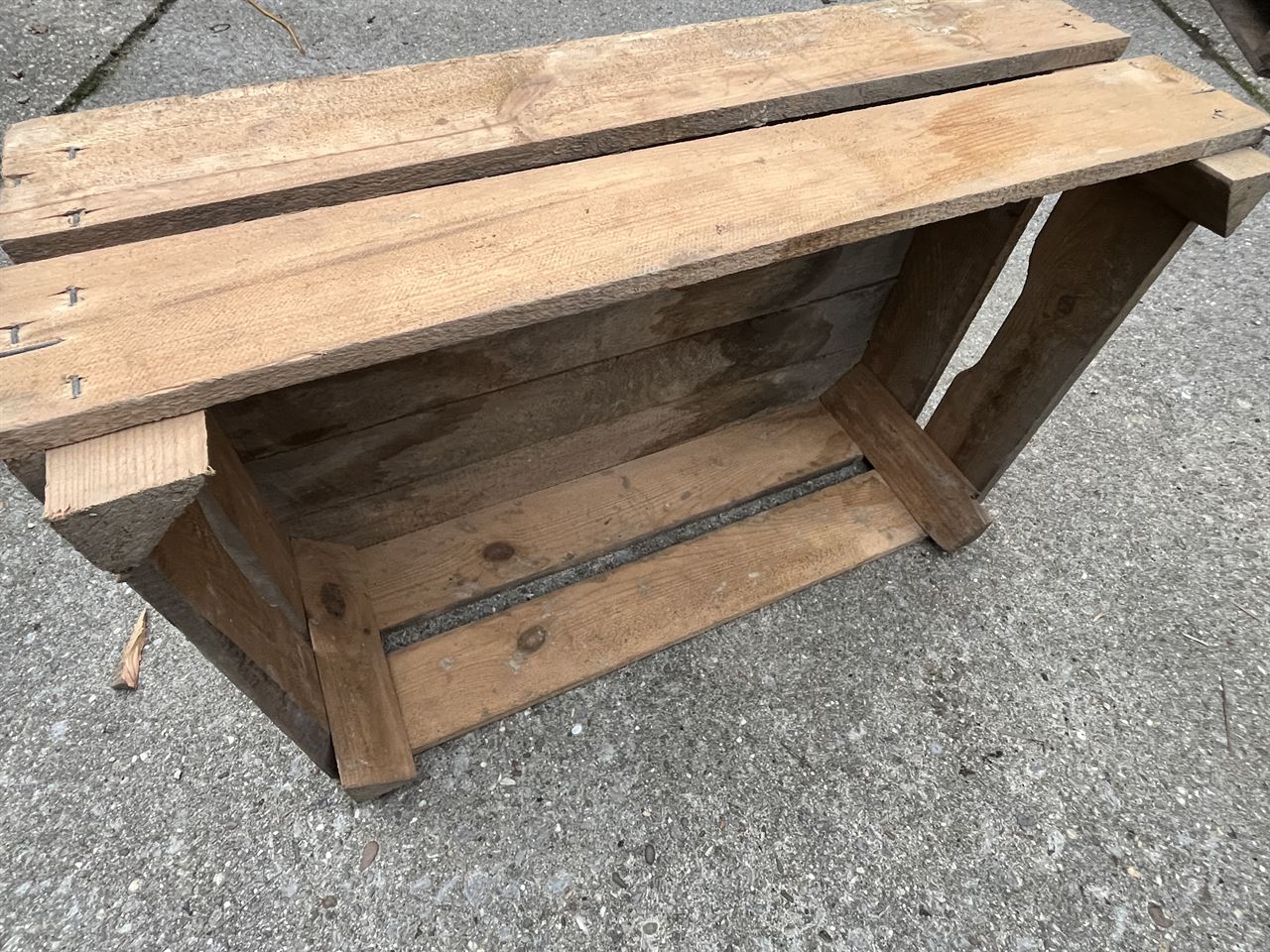 2-lats fruitkisten zonder tekst