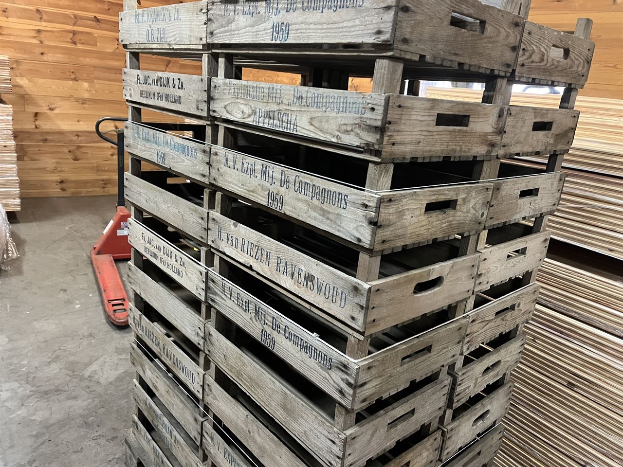 1-lats veilingkisten 16cm x 38cm x 54cm