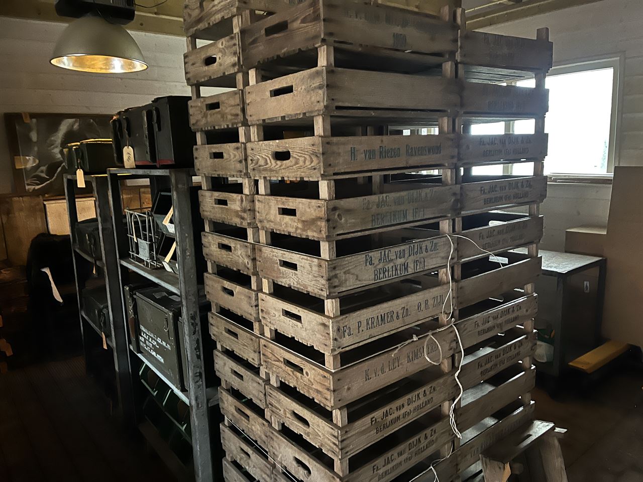 1-lats veilingkisten 16cm x 38cm x 54cm