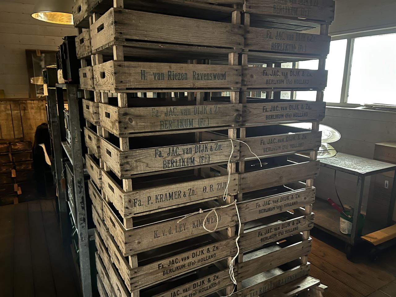 1-lats veilingkisten 16cm x 38cm x 54cm