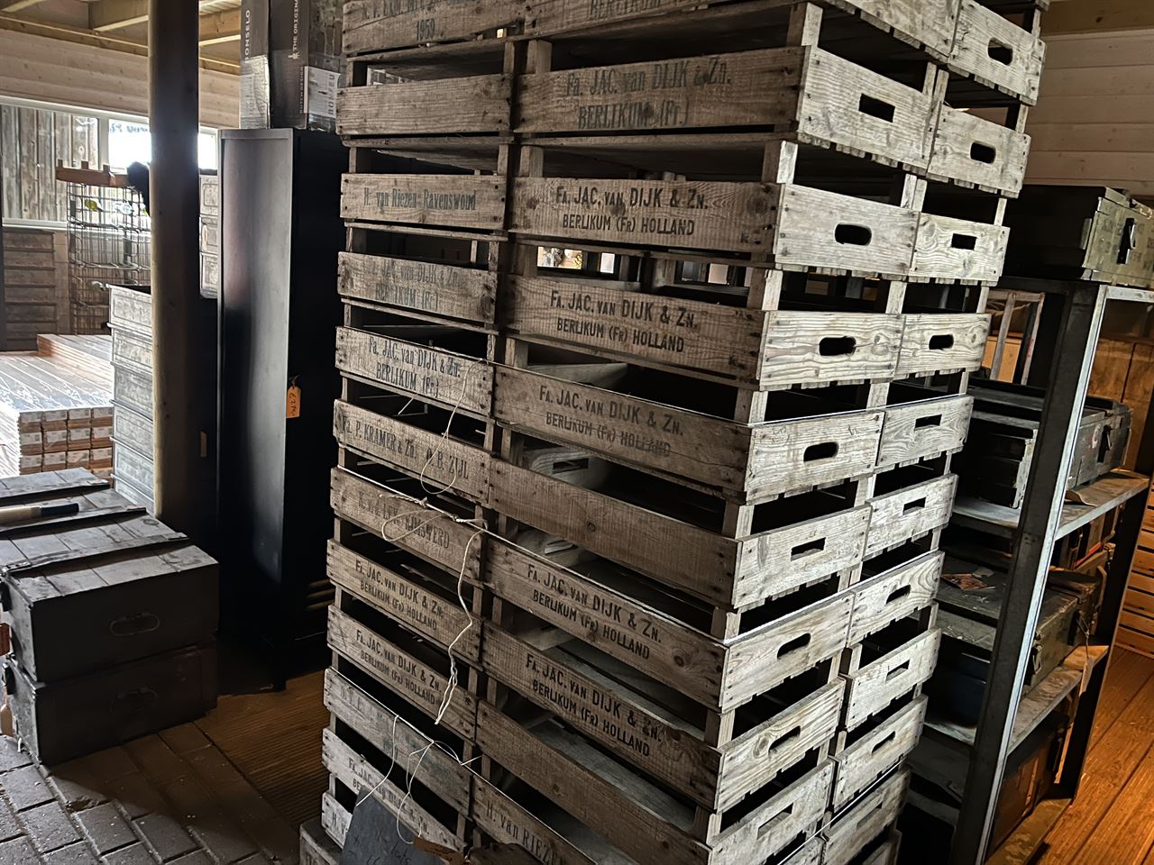 1-lats veilingkisten 16cm x 38cm x 54cm