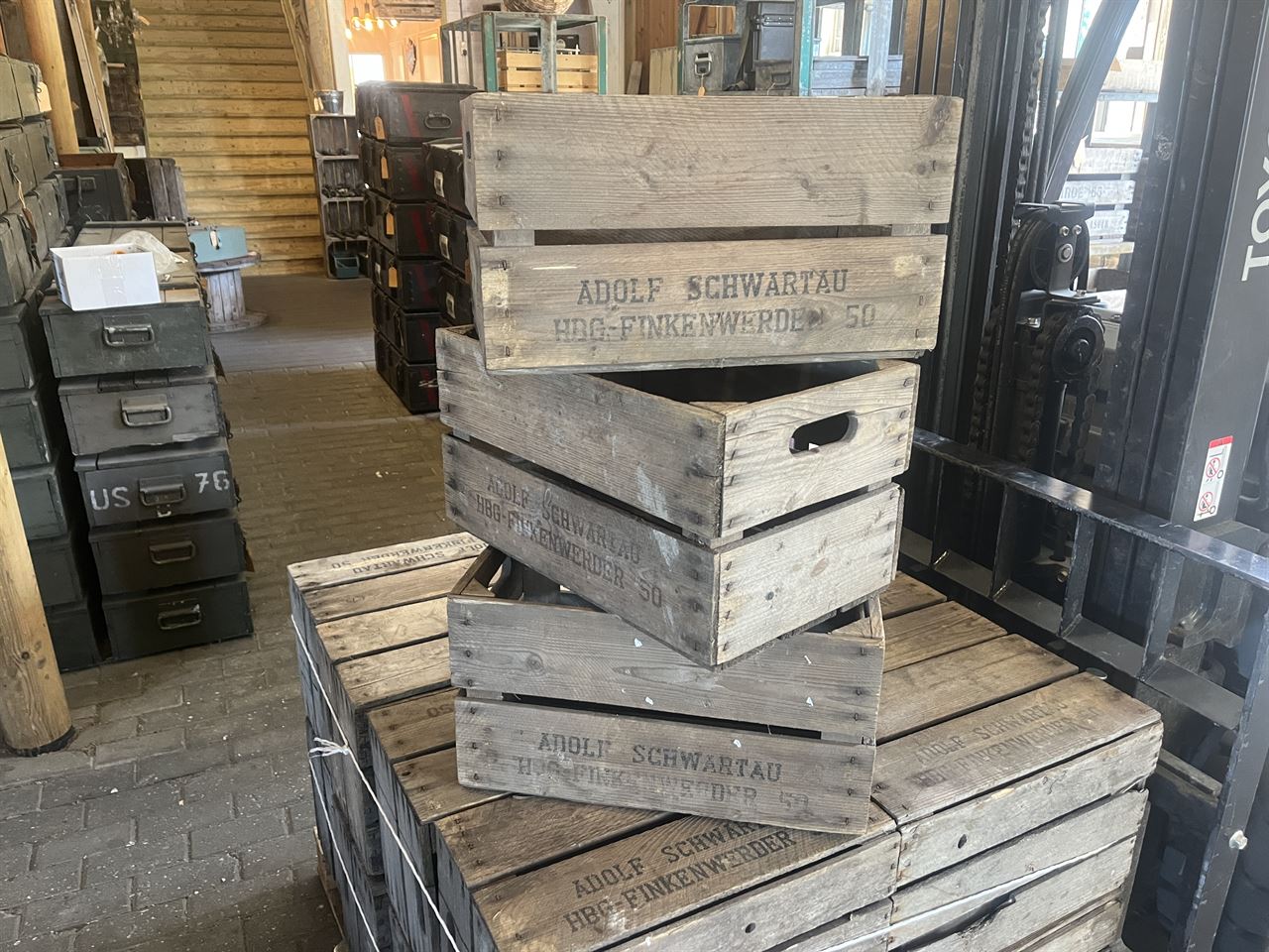 2-lats klein Duits 27x31x49cm ZEER ZELDZAAM !!