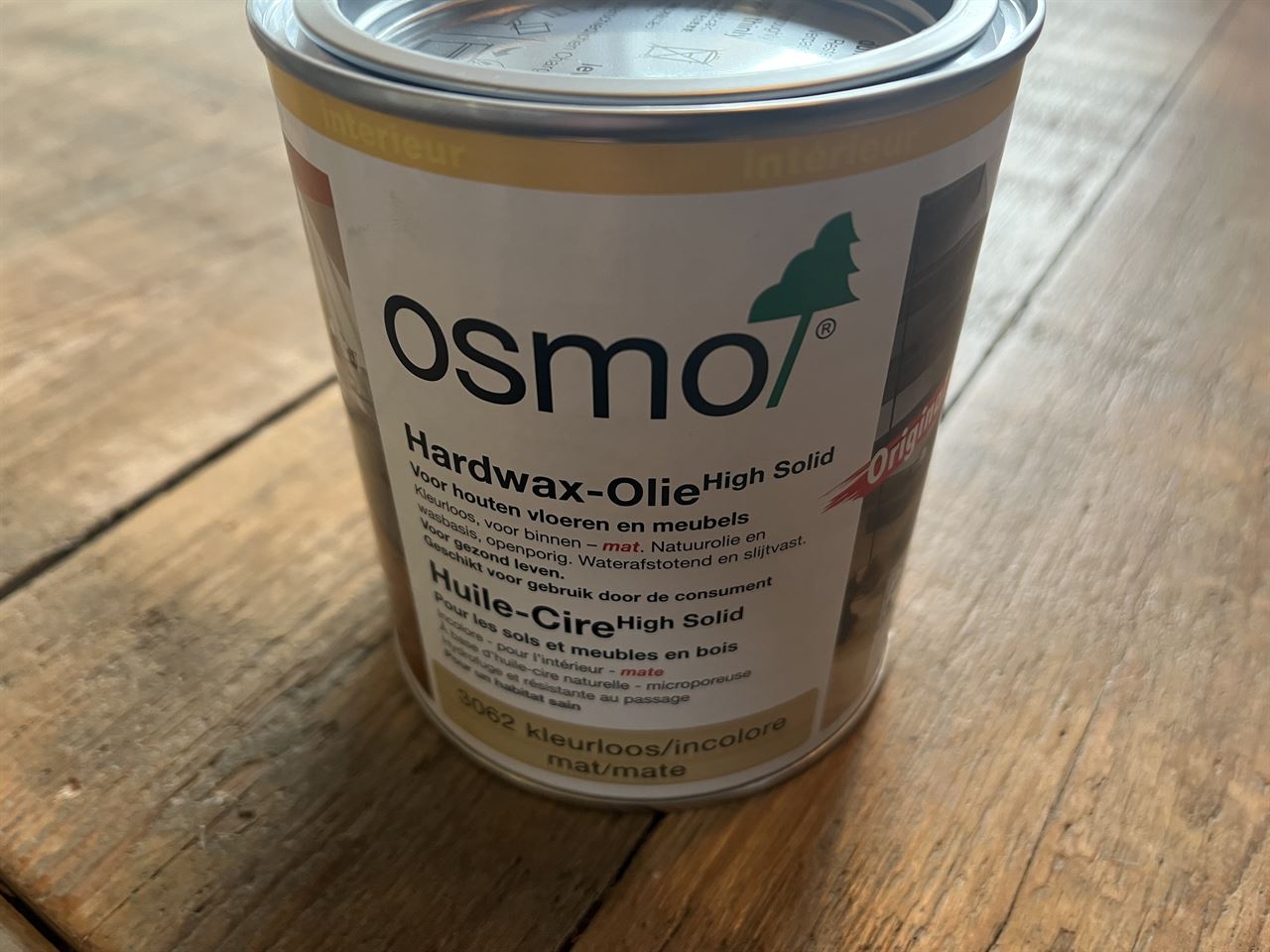 OSMO HARDWAXOLIE 3062 MAT TRANSPARANT 0,75L