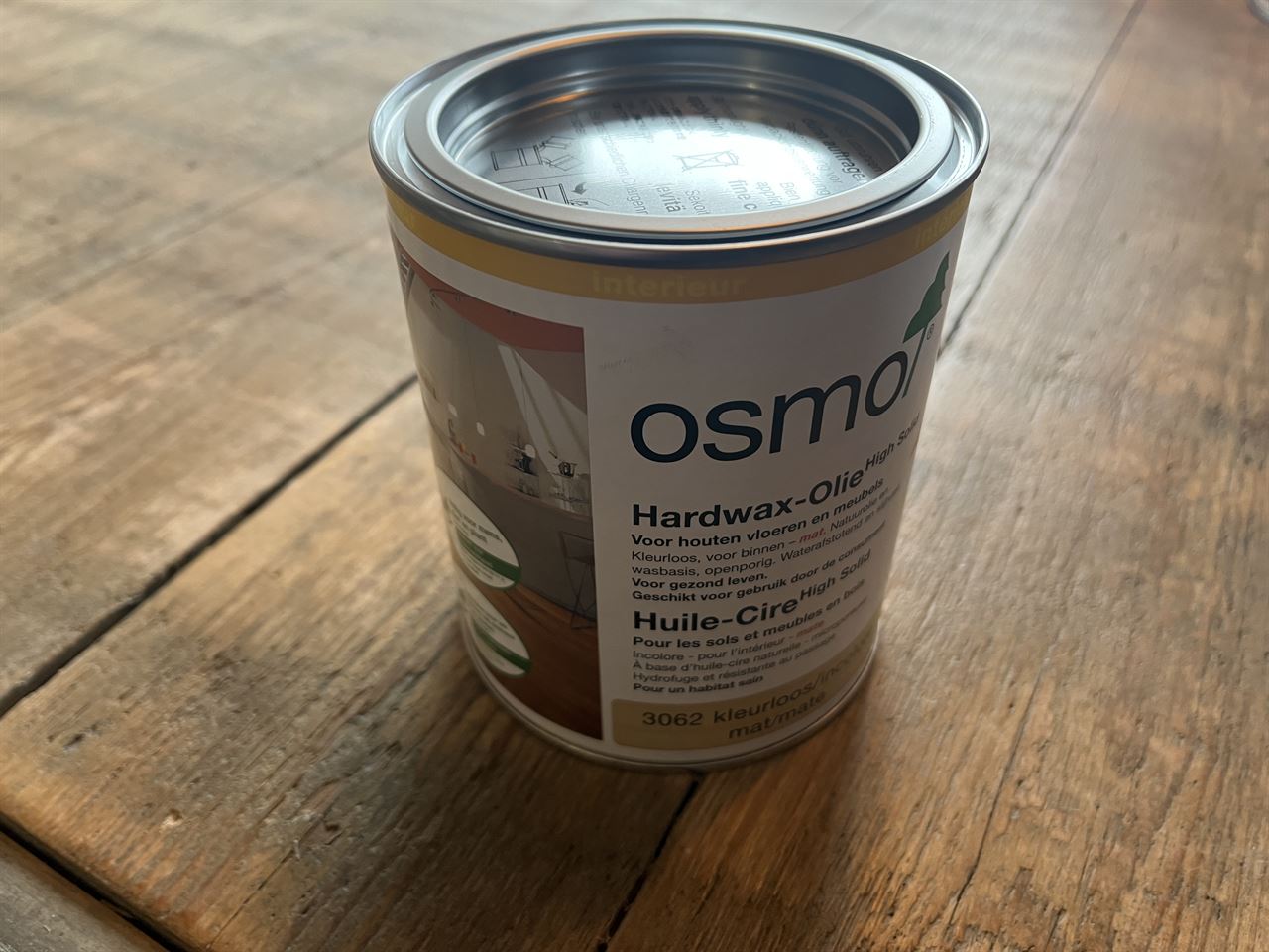 OSMO HARDWAXOLIE 3062 MAT TRANSPARANT 0,375L