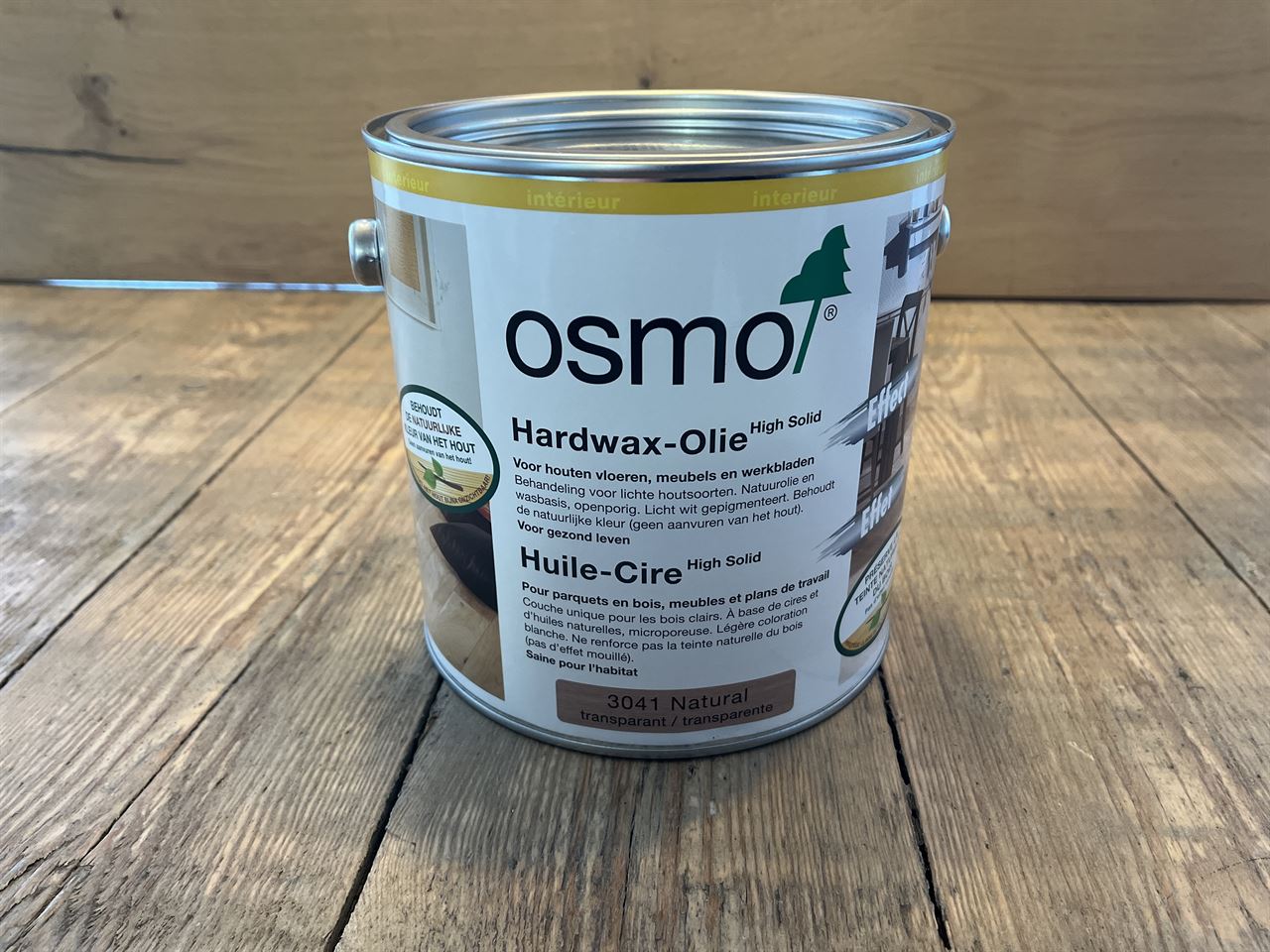 Osmo Hardwaxolie 3041 (Wit) Naturel 2,5l