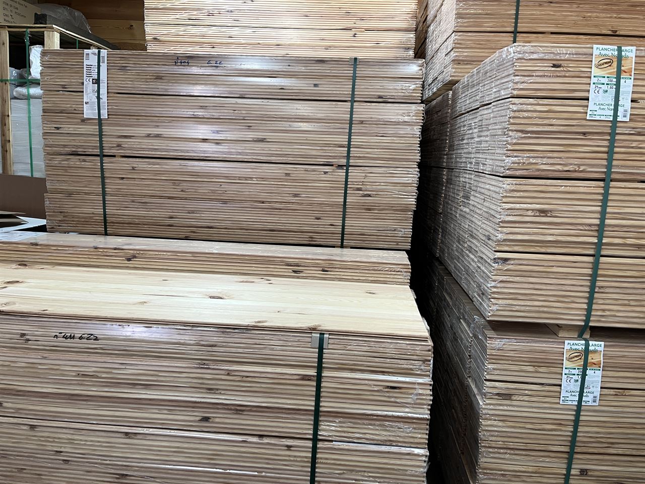 GRENEN VLOER / WAND PLANKEN 15X120 A