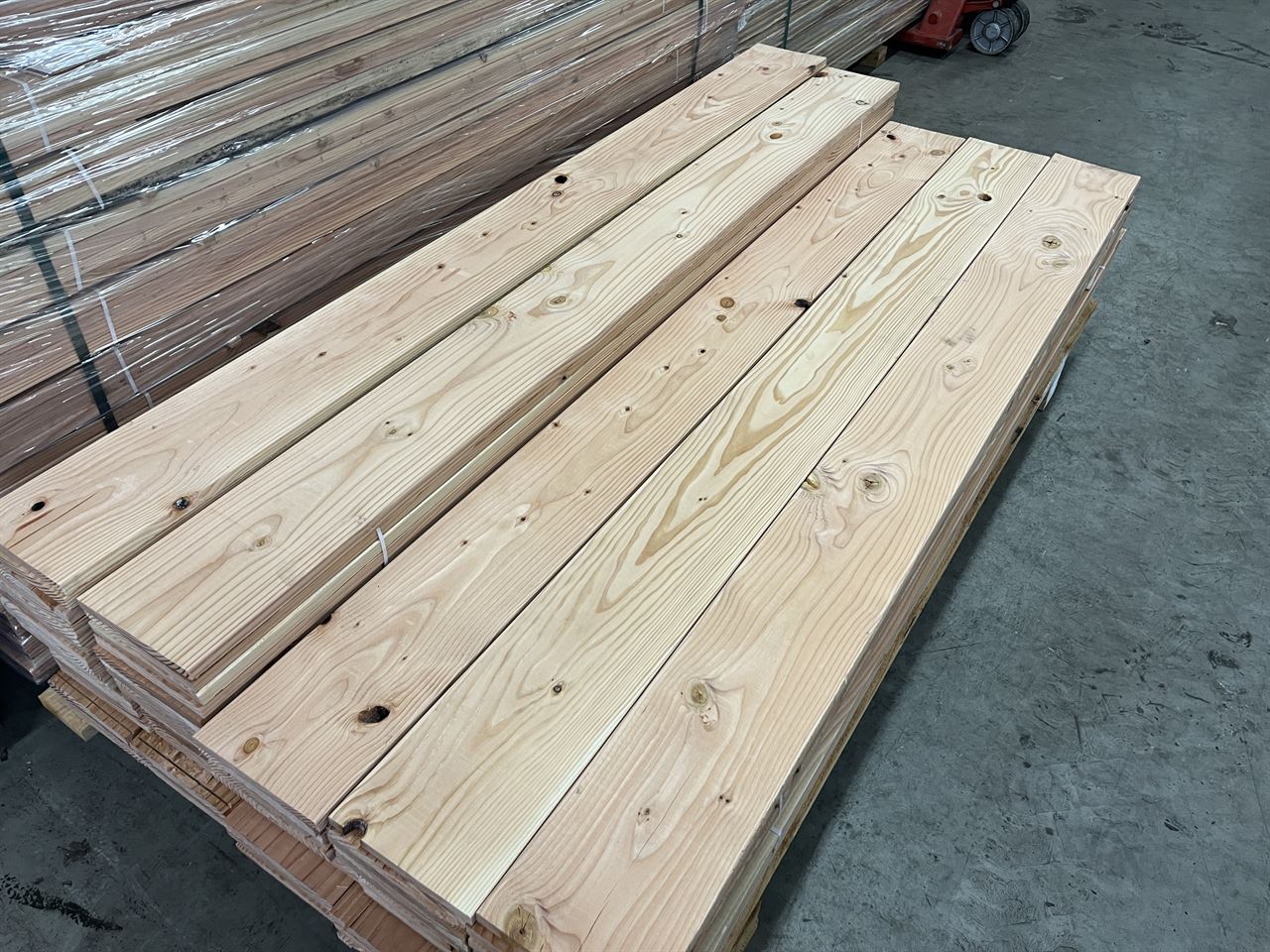 Douglas planken 20x185 (zeer goed terug gedroogd)