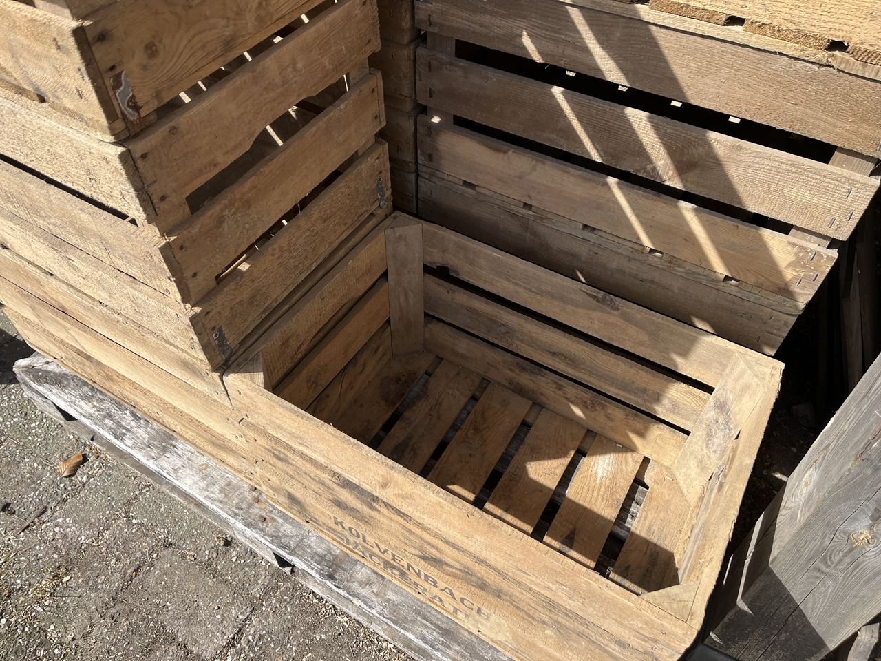 Houten 3-lats kisten 33x40x60