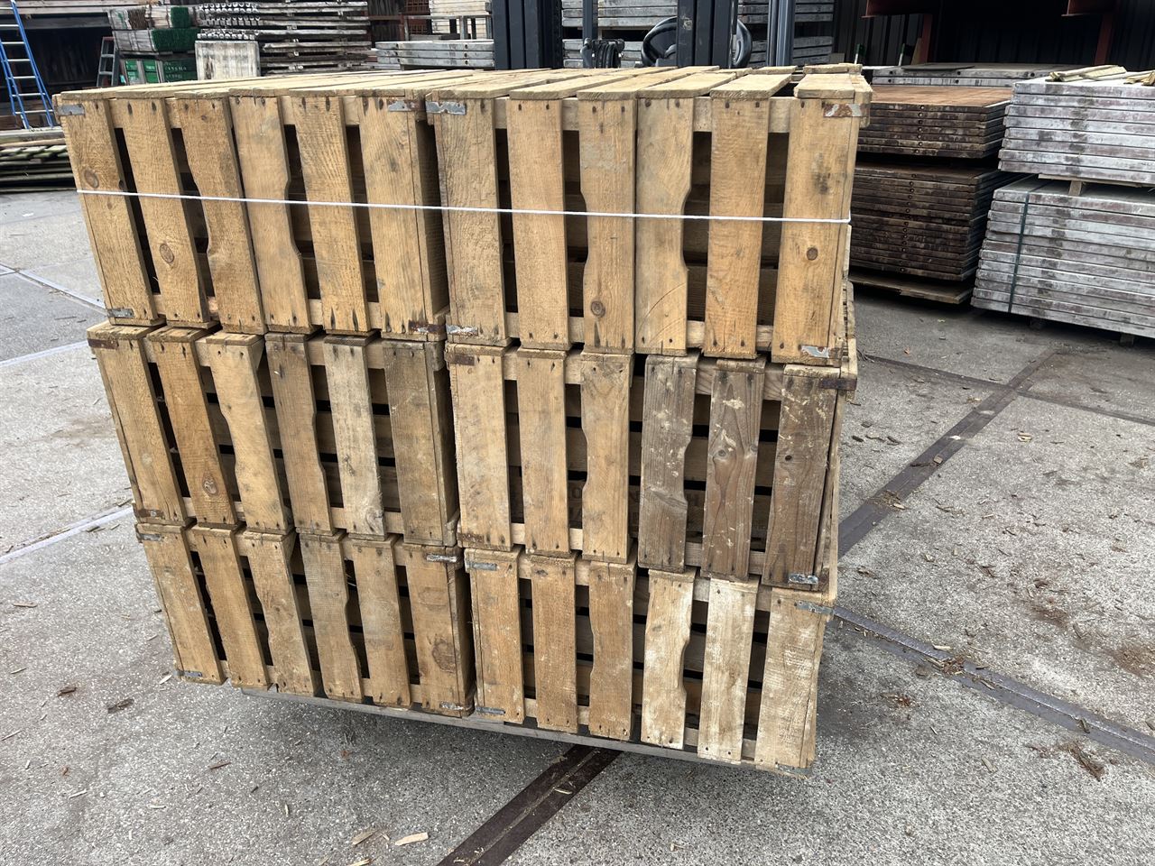 Houten 3-lats kisten 33x40x60