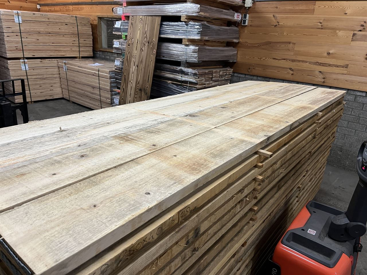 Nieuwe Steigerplanken Abies Alba 40x250 Lengte 3m