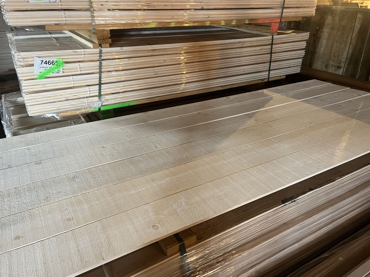 Vuren fijnbezaagd wit 17x160 (2m35 & 2m50)