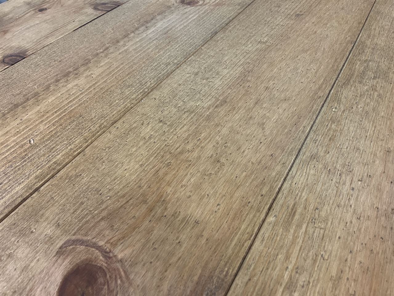 Grenen vloerdelen 200mm praline geolied