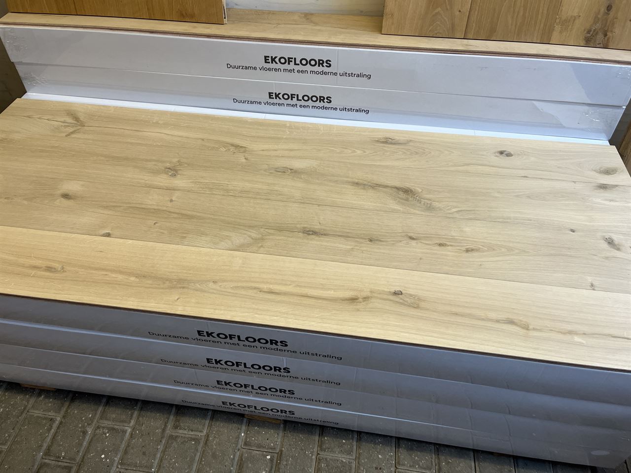 Eiken duoplank onbehandeld 14x190mm