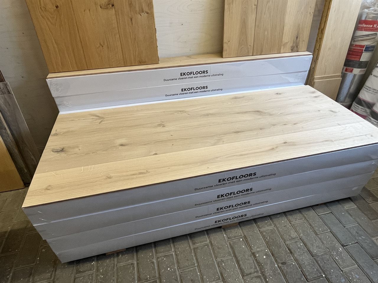 Eiken duoplank onbehandeld 14x190mm