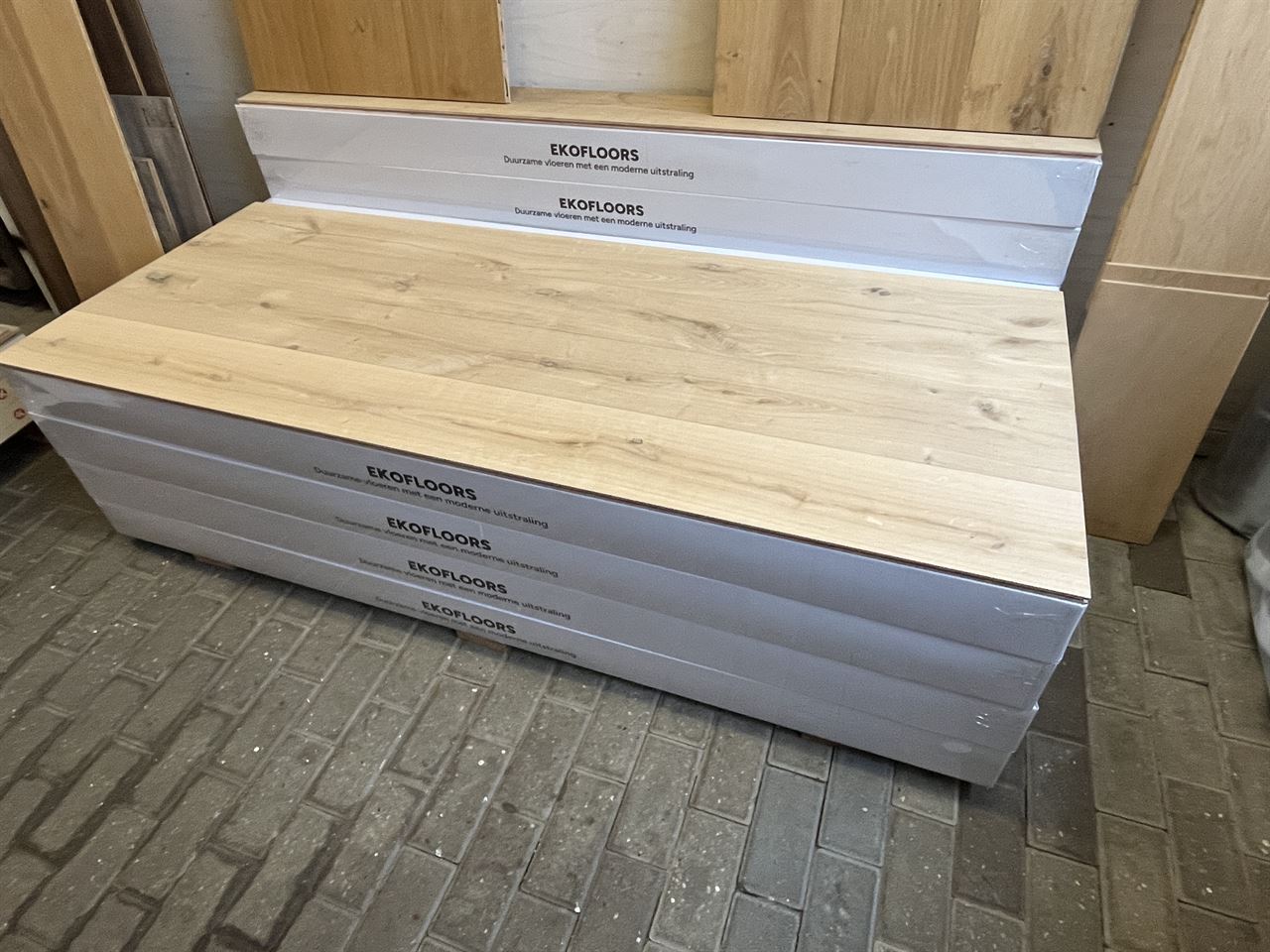 Eiken duoplank onbehandeld 14x190mm