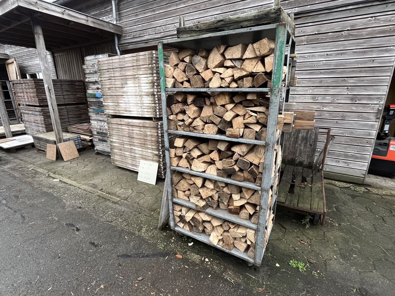 Zinken kar (met 3 legplanken)