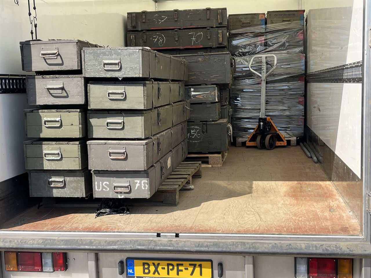 Lange legerkisten 2m B-keus