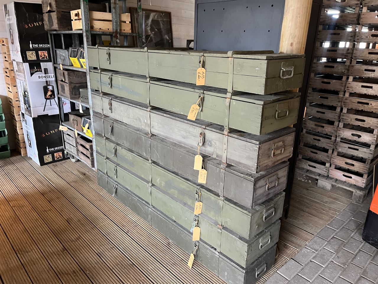 Lange legerkisten 2m B-keus