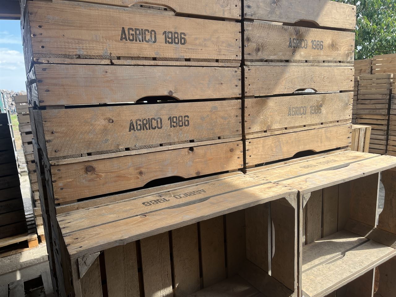 Agrico 2-lats kisten 24,5 x 36,5 x 60cm