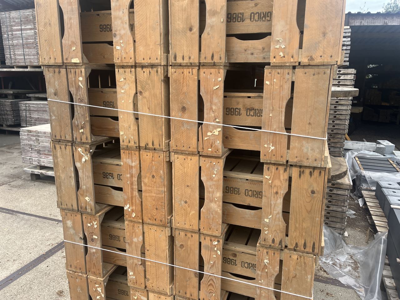 Agrico 2-lats kisten 24,5 x 36,5 x 60cm