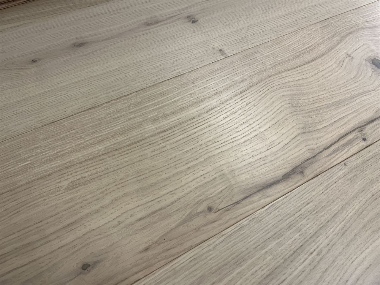Eiken duoplank invisible gelakt 14x190mm
