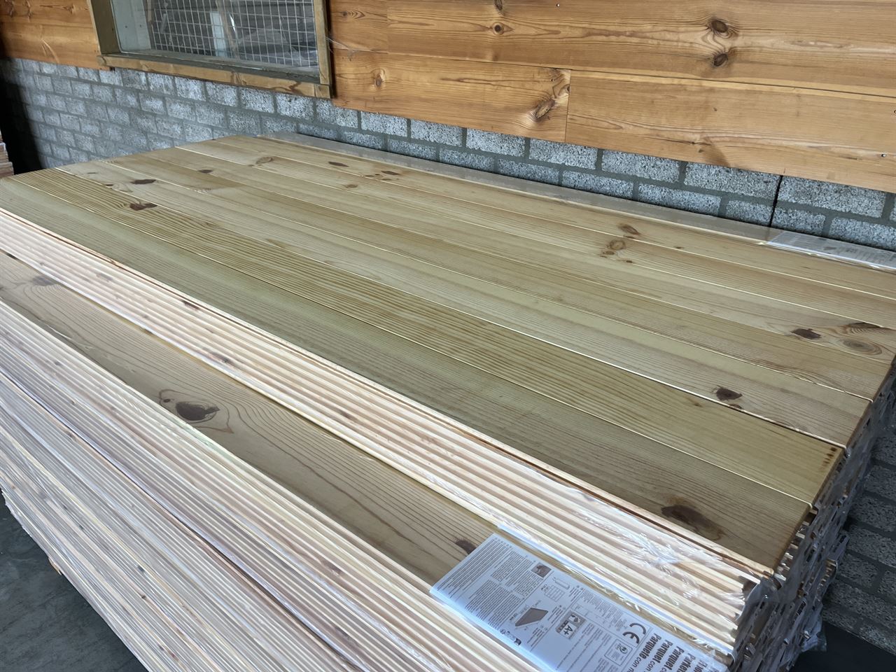 Grenen 15x120 gestopt  AANBIEDING !!!!