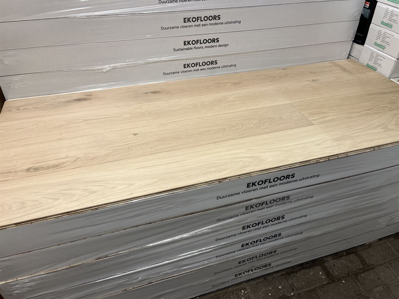 Lamelparket eiken onbehandeld 14x190