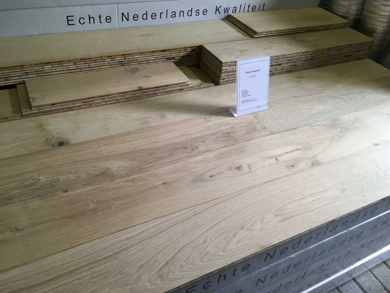 Lamelparket eiken onbehandeld 14x190