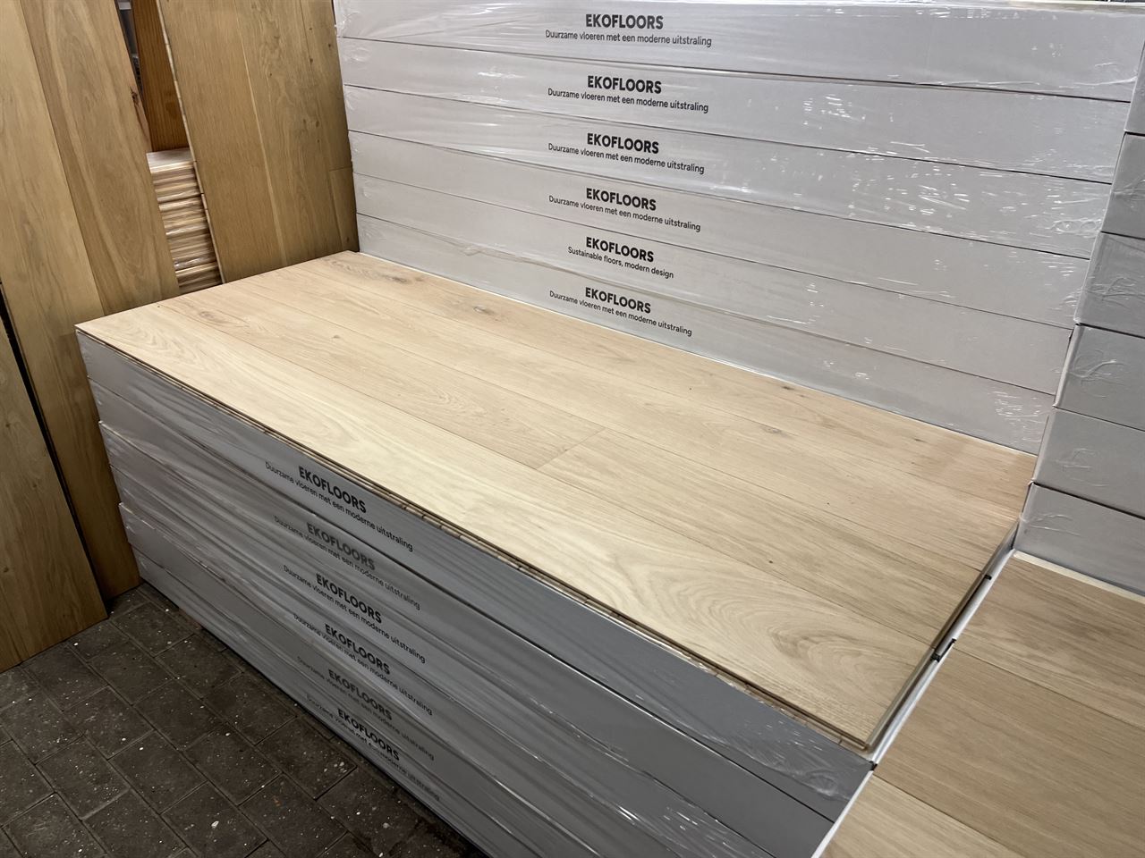 Lamelparket eiken onbehandeld 14x190